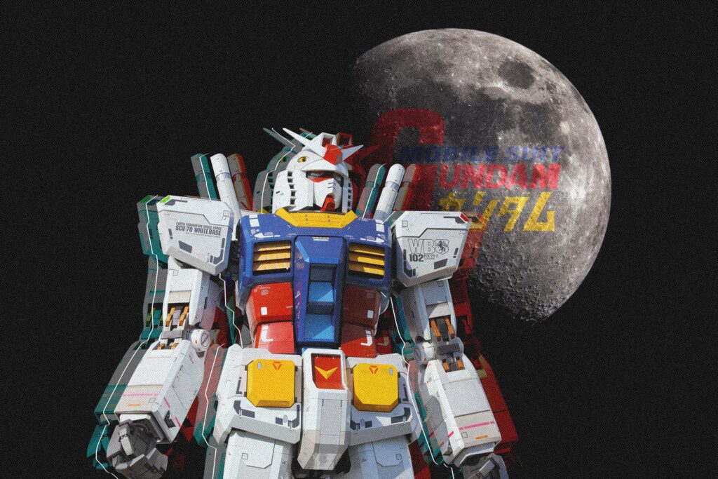 Gundam acaban de llegar a la Luna… más o menos